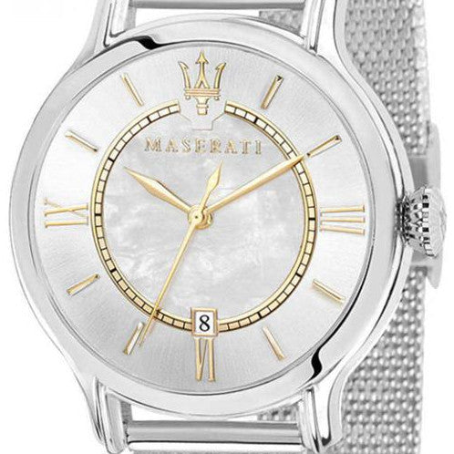 Maserati Epoca Mother of Pearl Dial Silver Mesh Strap Watch For Women - R8853118504 Buy Now By Maserati