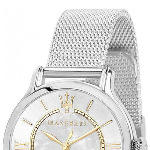Maserati Epoca Mother of Pearl Dial Silver Mesh Strap Watch For Women - R8853118504 Buy Now By Maserati