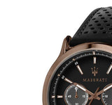 Maserati Legend Chronograph Black Dial Black Leather Strap Watch For Men - R8871638001 Buy Now By Maserati