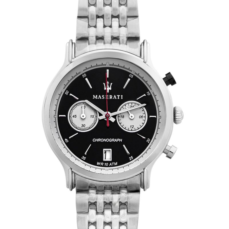 Maserati Legend Chronograph Black Dial Stainless Steel Watch For Men - R8873638001 Buy Now By Maserati