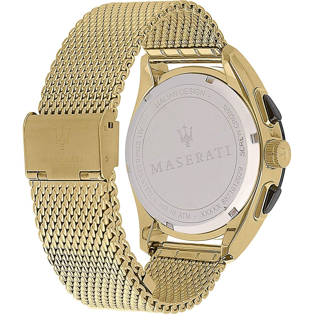 Maserati Traguardo 45mm Quartz Gold Black Dial Watch For Men - R8873612010 Buy Now By Maserati