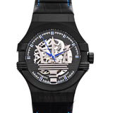 Maserati Potenza Automatic Black Dial Black Leather Strap Watch For Men - R8821108009 Buy Now By Maserati