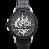 Maserati Automatic Black Dial Black Leather Strap Watch For Men - R8821119007 Buy Now By Maserati