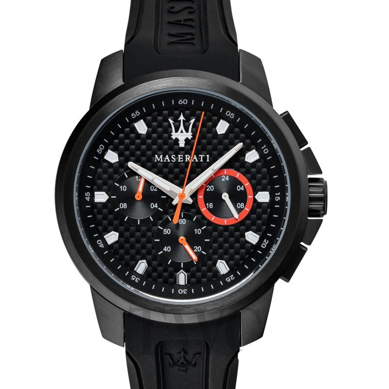 Maserati SFIDA Chronograph Quartz Stainless Steel Black Dial Watch For Men - R8851123007 Buy Now By Maserati