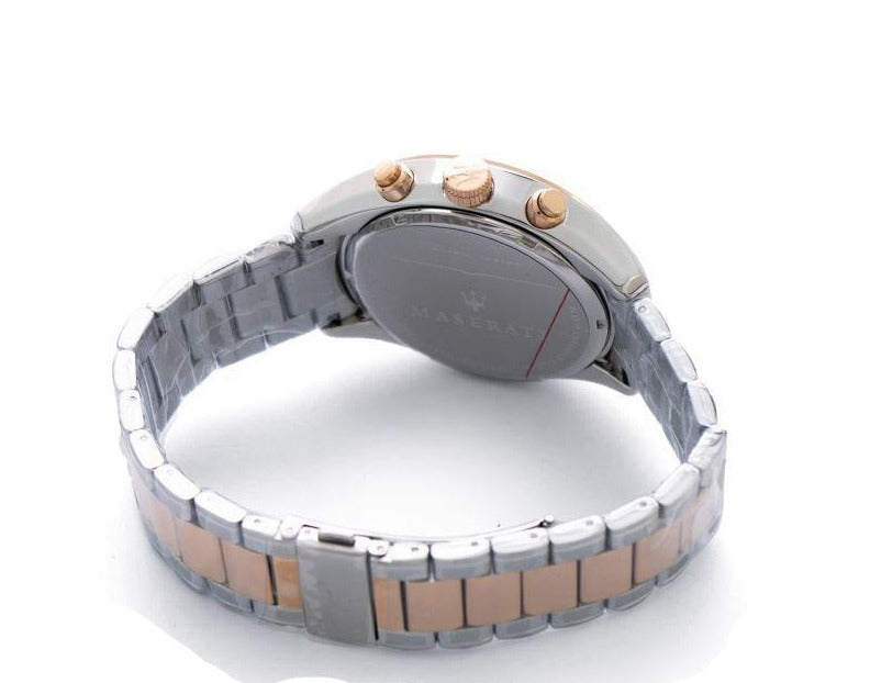 Maserati Traguardo Chronograph Brown Dial Two Tone Steel Strap Men's Watch - R8873612003 Buy Now By Maserati