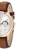 Maserati Ricordo Chronograph Silver Dial Brown Leather Strap Watch For Men - R8871633002 Buy Now By Maserati