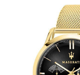 Maserati Ricordo Chronograph Black Dial Stainless Steel Mesh Bracelet Watch For Men - R8873633003 Buy Now By Maserati