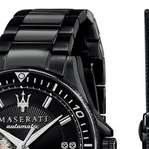 Maserati SFIDA Automatic Black Special Edition 44mm Watch For Men - R8823140005 Buy Now By Maserati