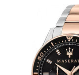 Maserati SFIDA Chronograph Black Dial Two Tone Steel Strap Watch For Men - R8873640009 Buy Now By Maserati