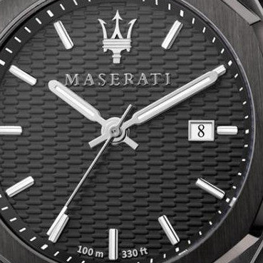 Maserati Stile Quartz Black Dial Black Steel Strap Watch For Men - R8853142001 Buy Now By Maserati