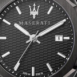 Maserati Stile Quartz Black Dial Black Steel Strap Watch For Men - R8853142001 Buy Now By Maserati