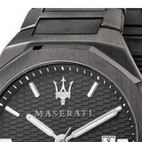Maserati Stile Quartz Black Dial Black Steel Strap Watch For Men - R8853142001 Buy Now By Maserati