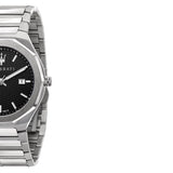 Maserati Stile Analog Black Dial Silver Steel Strap Watch For Men - R8853142003 Buy Now By Maserati