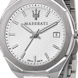 Maserati Stile 3H White Dial Silver Steel Strap Watch For Men - R8853142005 Buy Now By Maserati