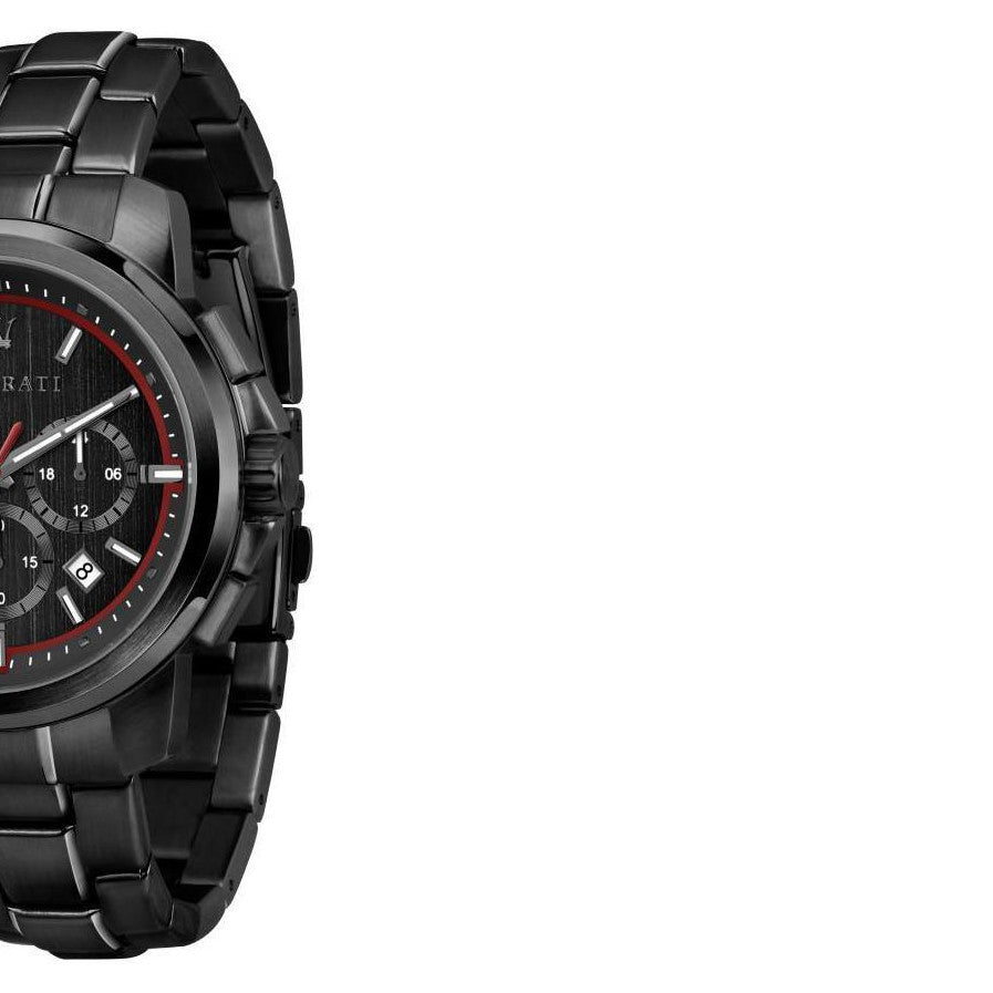 Maserati Successo 44mm Black Dial Black Steel Strap Watch For Men - R8873621014 Buy Now By Maserati