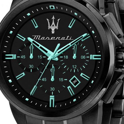 Maserati Aqua Edition Quartz Precision Chronograph Black Dial Watch For Men - R8873644003 Buy Now By Maserati