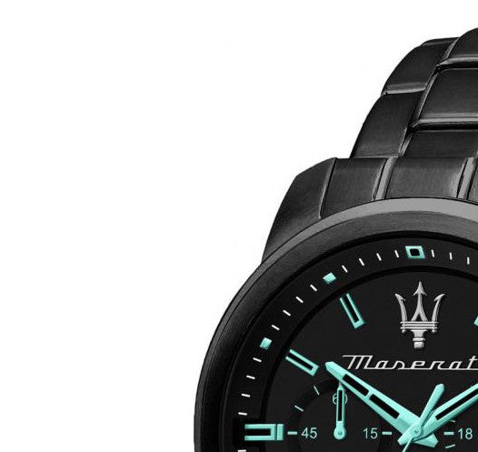 Maserati Successo Aqua Edition Black Dial Stainless Steel Strap Watch For Men - R8873644003 Buy Now By Maserati