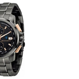Maserati Successo Solar Black Dial Grey Steel Strap Watch For Men - R8873645001 Buy Now By Maserati