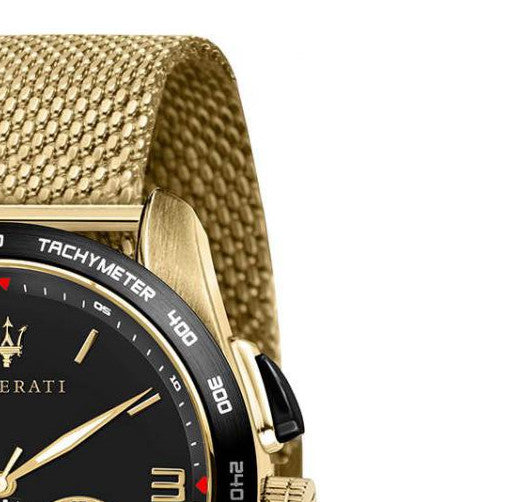 Maserati Traguardo 45mm Quartz Gold Black Dial Watch For Men - R8873612010 Buy Now By Maserati