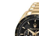 Maserati Traguardo Chronograph Black Dial Gold Steel Strap Watch For Men - R8873612041 Buy Now By Maserati