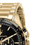 Maserati Traguardo Chronograph Black Dial Gold Steel Strap Watch For Men - R8873612041 Buy Now By Maserati