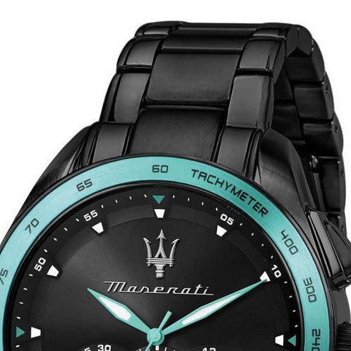 Maserati Traguardo Aqua Edition Black Dial Black Steel Strap Watch For Men - R8873644002 Buy Now By Maserati