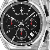 Maserati Trimarano Chronograph Black Dial Silver Stainless Steel Strap Watch For Men - R8873632003 Buy Now By Maserati
