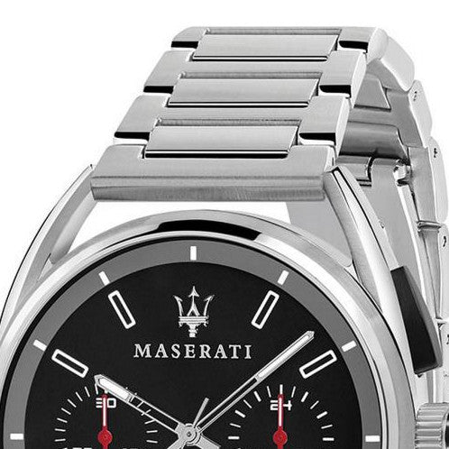 Maserati Trimarano Chronograph Black Dial Silver Stainless Steel Strap Watch For Men - R8873632003 Buy Now By Maserati