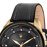 Maserati Traguardo Chronograph Black Dial Black Leather Strap Watch For Men - R8871612033 Buy Now By Maserati