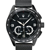Maserati Traguardo Chronograph Black Dial Black Mesh Bracelet Watch For Men - R8873612031 Buy Now By Maserati
