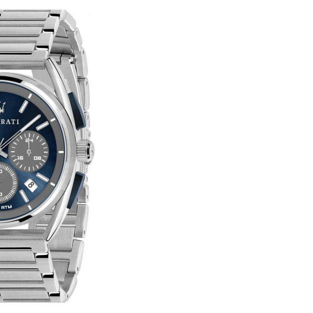 Maserati Trimarano Chronograph Blue Dial Silver Steel Strap Watch For Men - R8873632004 Buy Now By Maserati