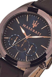 Maserati Traguardo Chronograph Blue Dial Brown Leather Strap Watch For Men - R8871612008 Buy Now By Maserati