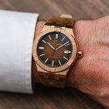 Maurice Lacroix Aikon Automatic Brown Dial Brown Leather Strap Watch For Men - AI6008-BRZ01-730-3 Buy Now By Maurice Lacroix