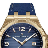 Maurice Lacroix Aikon Date Limited Edition Blue Dial Blue Leather Strap Watch For Men - AI1028-BRZ01-420-1 Buy Now By Maurice Lacroix