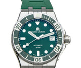 Maurice Lacroix Aikon Venturer Green Dial Green Rubber Strap Watch for Men - AI6057-SSL50-630-5 Buy Now By Maurice Lacroix