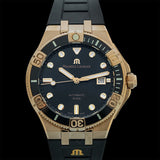 Maurice Lacroix Aikon Venturer Black Dial Black Rubber Strap Watch For Men - AI6058-BRZ0B-330-2 Buy Now By Maurice Lacroix