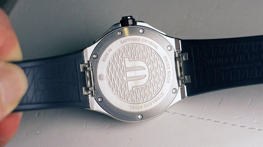 Maurice Lacroix Aikon Venturer Blue Dial Blue Rubber Strap Watch for Men - AI6058-SS001-430-1 Buy Now By Maurice Lacroix