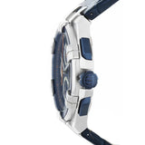 Maurice Lacroix Aikon Chronograph Blue Dial Blue Leather Strap Watch For Men - AI1018-SS001-432-4 Buy Now By Maurice Lacroix