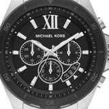 Michael Kors Brecken Chronograph Black Dial Silver Steel Strap Watch For Men - MK8847 Buy Now By Michael Kors