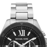 Michael Kors Brecken Chronograph Black Dial Silver Steel Strap Watch For Men - MK8847 Buy Now By Michael Kors