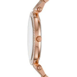 Michael Kors Darci Blue Dial Rose Gold Steel Strap Watch for Women - MK3728 Buy Now By Michael Kors