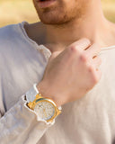 Michael Kors Dylan Chronograph White Dial White Rubber Strap Watch For Men - MK8937 Buy Now By Michael Kors