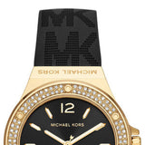 Michael Kors Mini Lennox Quartz Black Dial Black Silicone Strap Watch For Women - MK7281 Buy Now By Michael Kors