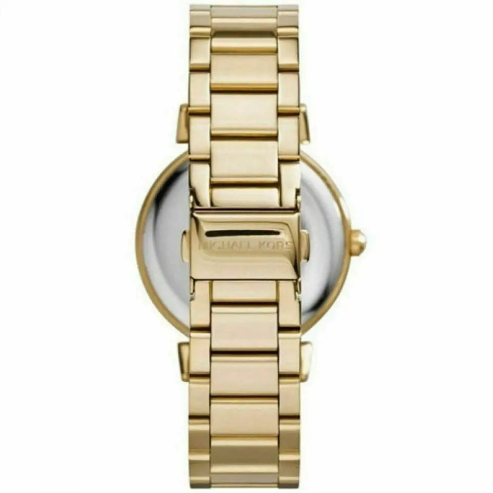 Michael Kors Catlin Black Dial Gold Steel Strap Watch for Women - MK3338 Buy Now By Michael Kors