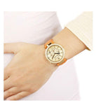Michael Kors Parker Champagne Dial Orange Leather Strap Watch for Women - MK2279 Buy Now By Michael Kors