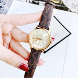 Michael Kors Jaycie Three Hand Gold Dial Brown Leather Strap Watch for Women - MK2862 Buy Now By Michael Kors