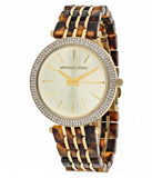 Michael Kors Darci Gold Dial Brown Two Tone Steel Strap Watch for Women - MK4326 Buy Now By Michael Kors