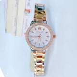Michael Kors Tibby Three Hand Crystals Silver Dial Two Tone Steel Strap Watch for Women - MK4576 Buy Now By Michael Kors
