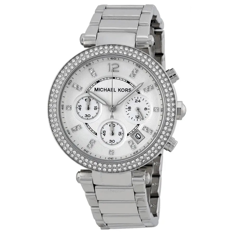 Michael Kors Parker Silver Dial Silver Steel Strap Watch for Women - MK5353 Buy Now By Michael Kors