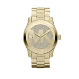 Michael Kors Runway Gold Dial Gold Steel Strap Watch for Women - MK5706 Buy Now By Michael Kors